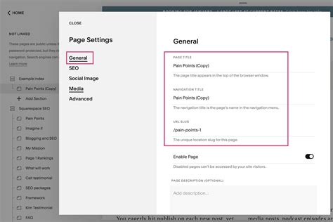 how to duplicate a page on squarespace